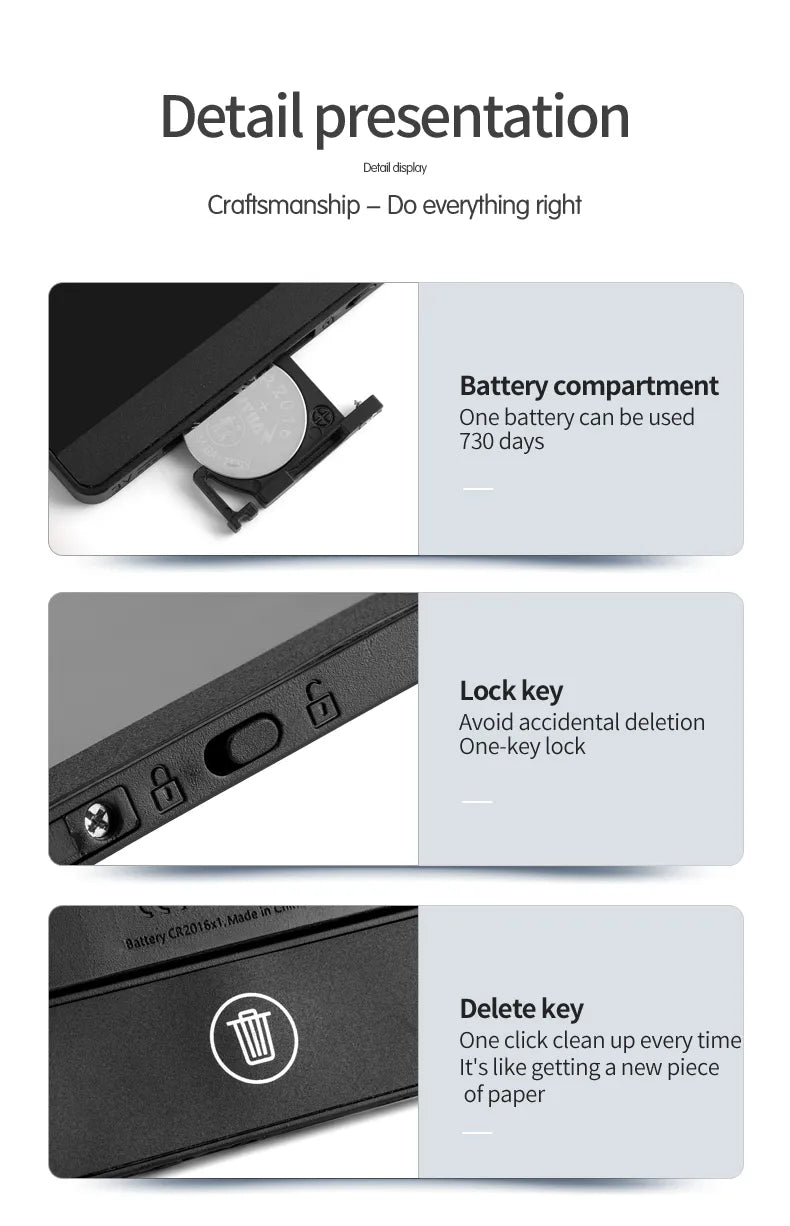 LCD INNOVATION - WRITE, SKETCH, ERASE